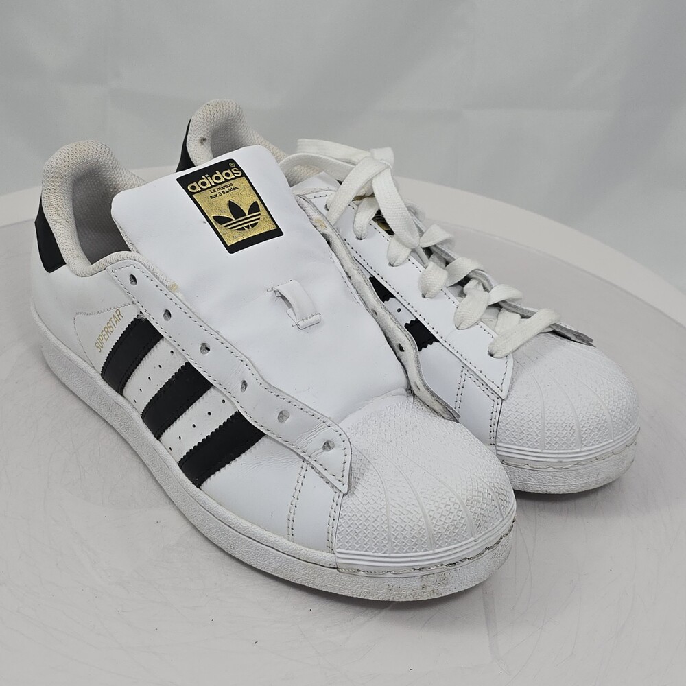 Adidas Superstar OG Shell Toe Women 8 White Leather Sneakers C77153